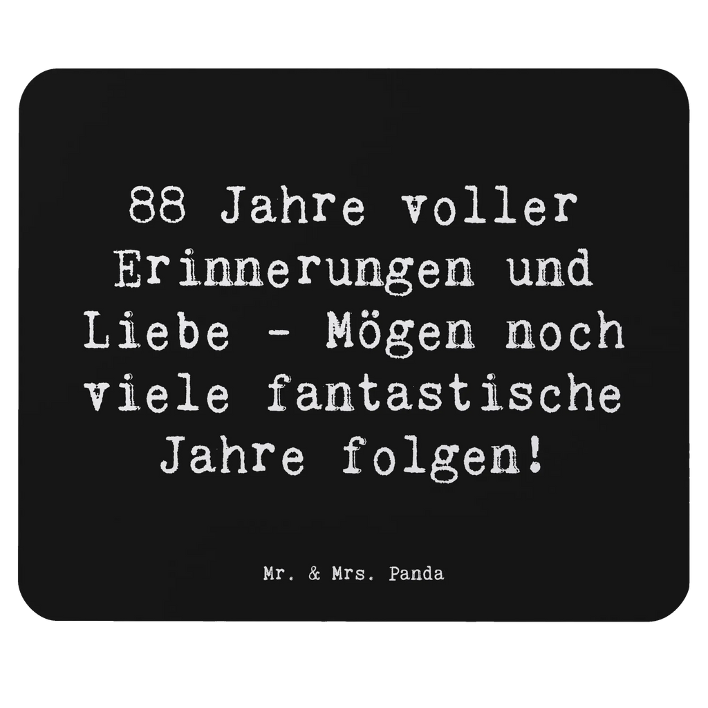 Mouse mat Saying 88 Jahre voller Erinnerungen und Liebe - Mögen noch viele fantastische Jahre folgen! Designer Mauspad, Mauspad Büro, Büroausstattung, Arbeitszimmer, Computer zubehör, Mousepad, PC Zubehör, Mausunterlage, Einzigartiges Mauspad, Mauspad, Geburtstag, Geburtstagsgeschenk, Geschenk