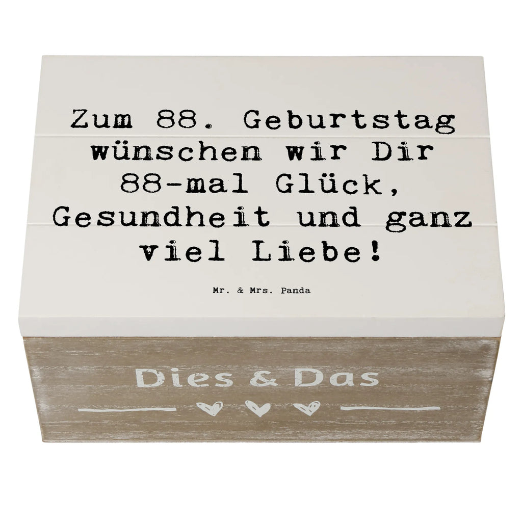Holzkiste Spruch 88. Geburtstag Glückwünsche Aufbewahrungsbox, Geschenkbox, XXL, Truhe, Kiste, Holzkiste, Geschenkdose, Erinnerungskiste, Schatzkiste, Dekokiste, Erinnerungsbox, Schatulle, Geburtstag, Geburtstagsgeschenk, Geschenk