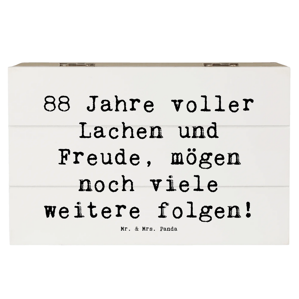 Holzkiste Spruch 88. Geburtstag Freude Geschenkdose, Holzkiste, Aufbewahrungsbox, Schatzkiste, XXL, Kiste, Erinnerungsbox, Dekokiste, Erinnerungskiste, Schatulle, Geschenkbox, Truhe, Geburtstag, Geburtstagsgeschenk, Geschenk
