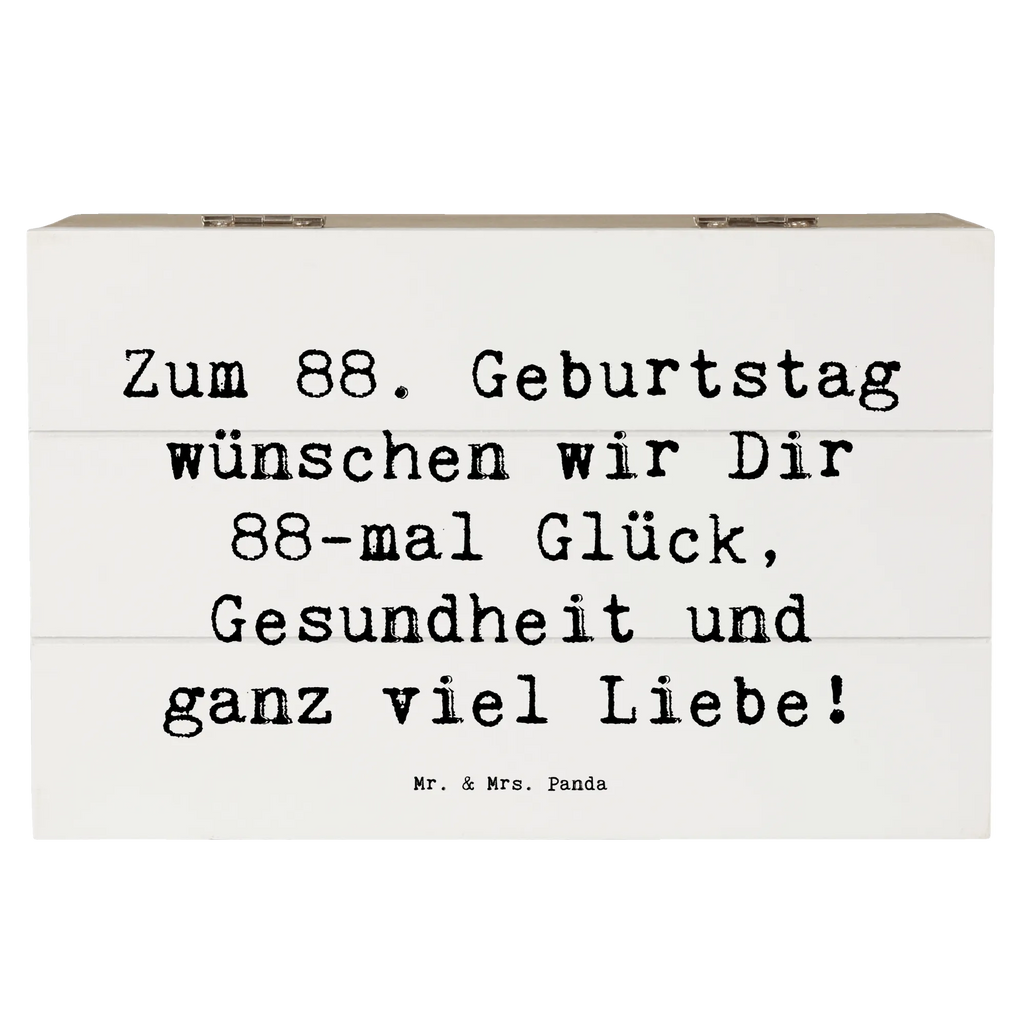 Holzkiste Spruch 88. Geburtstag Glückwünsche Aufbewahrungsbox, Geschenkbox, XXL, Truhe, Kiste, Holzkiste, Geschenkdose, Erinnerungskiste, Schatzkiste, Dekokiste, Erinnerungsbox, Schatulle, Geburtstag, Geburtstagsgeschenk, Geschenk