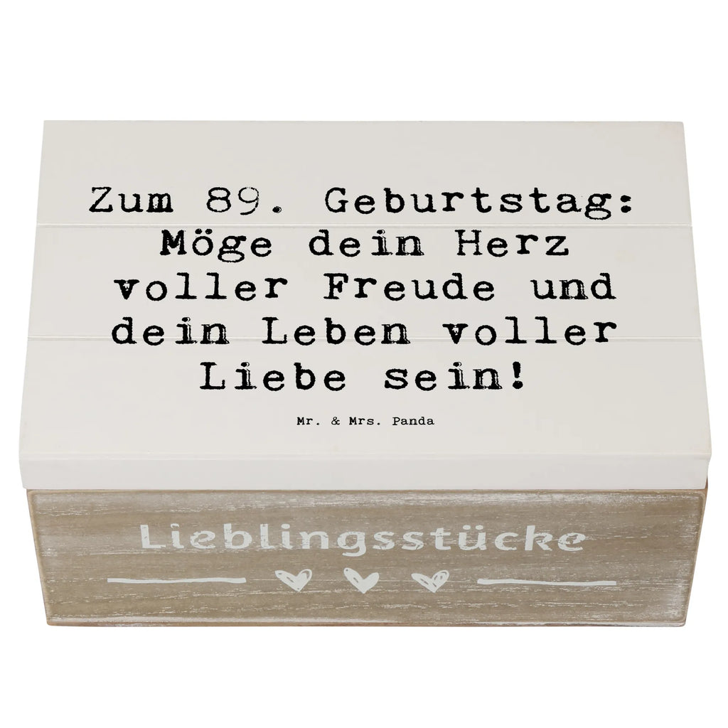 Holzkiste Spruch 89. Geburtstag Freude Kiste, Aufbewahrungsbox, Erinnerungskiste, Dekokiste, XXL, Holzkiste, Geschenkdose, Truhe, Schatulle, Schatzkiste, Geschenkbox, Erinnerungsbox, Geburtstag, Geburtstagsgeschenk, Geschenk