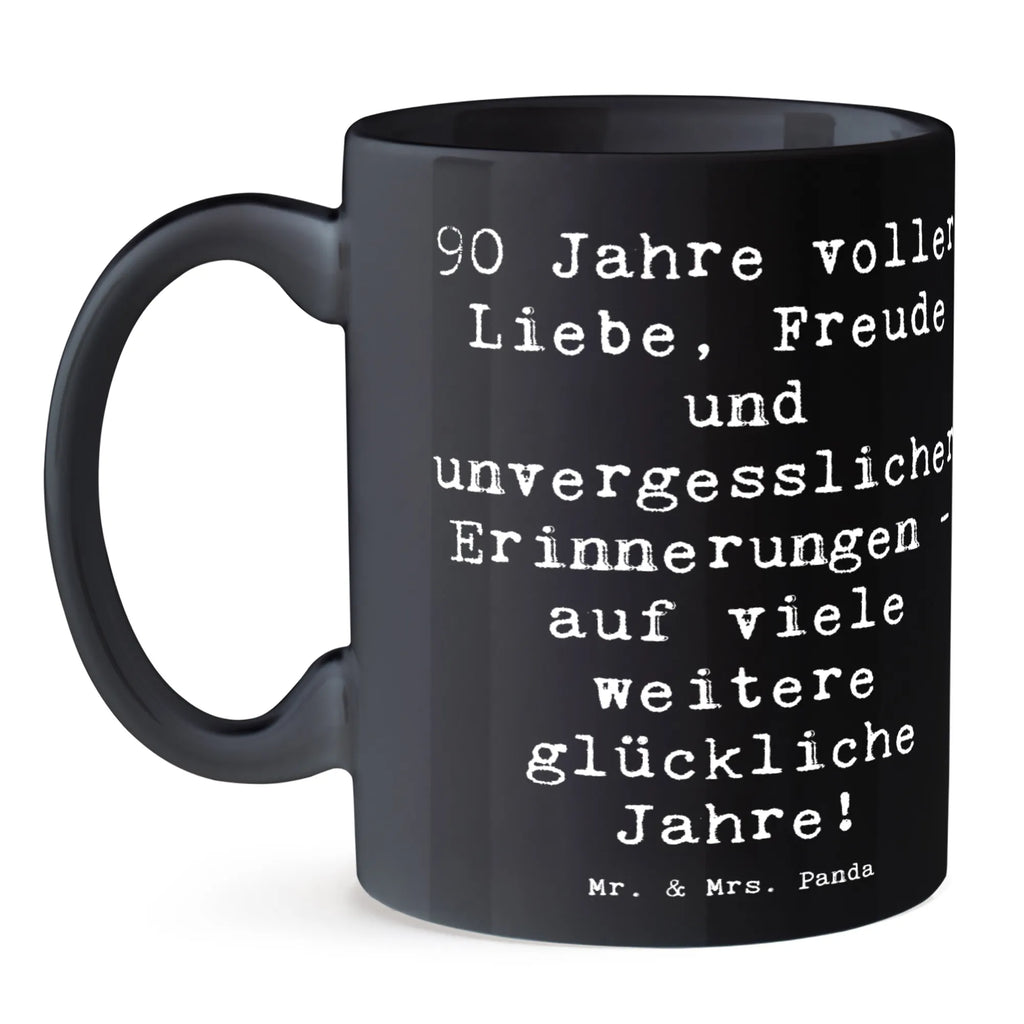 Tasse Spruch 90. Geburtstag Liebe Freude Teetasse, Bürotasse, Tasse mit Motiven, Geschenktasse, Keramiktasse, Tasse mit Zitaten, Kaffeetasse, Porzellantasse, Tasse, Geburtstag, Geburtstagsgeschenk, Geschenk