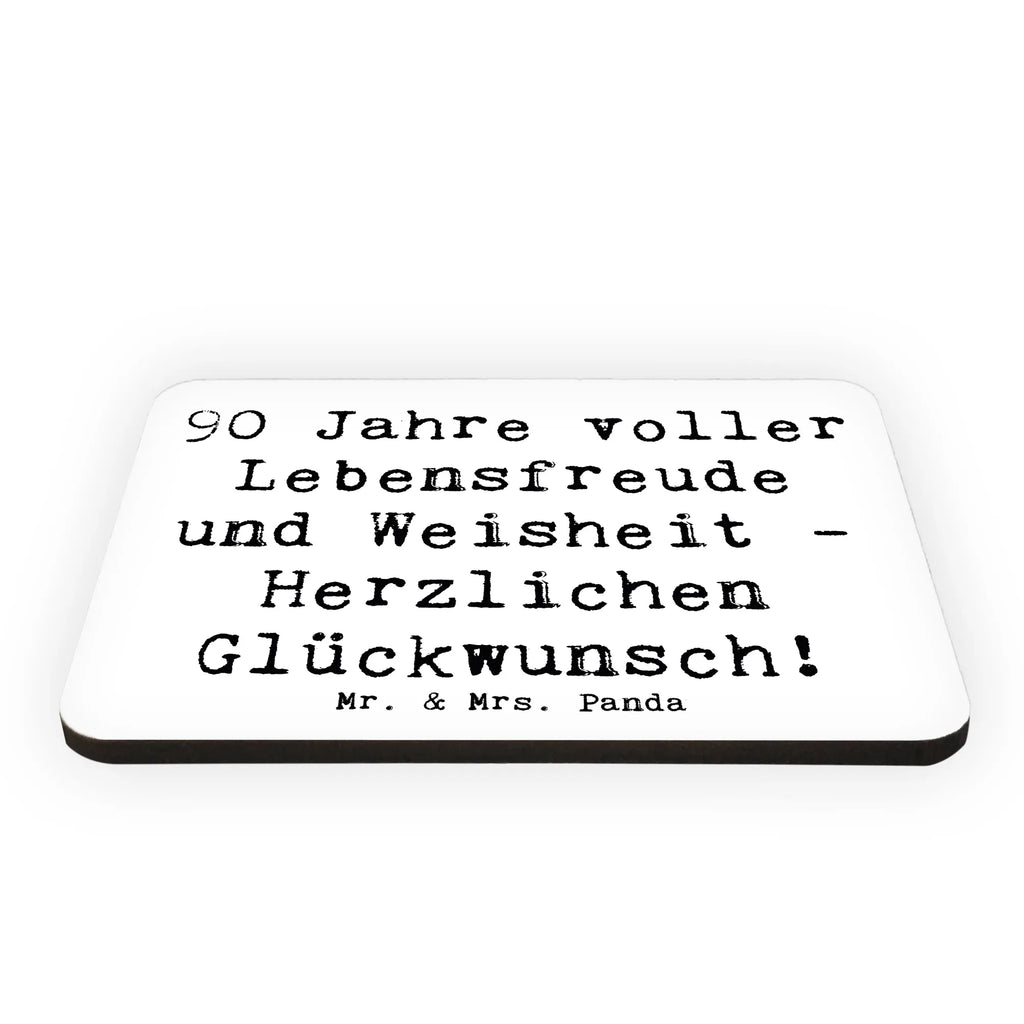 Magnet Spruch 90. Geburtstag Lebensfreude Souvenir Magnet, Whiteboard Magnet, Kühlschrankmagnet, Dekomagnet, Pinnwandmagnet, Motivmagnete, Kühlschrank Dekoration, Notiz Magnet, Geburtstag, Geburtstagsgeschenk, Geschenk