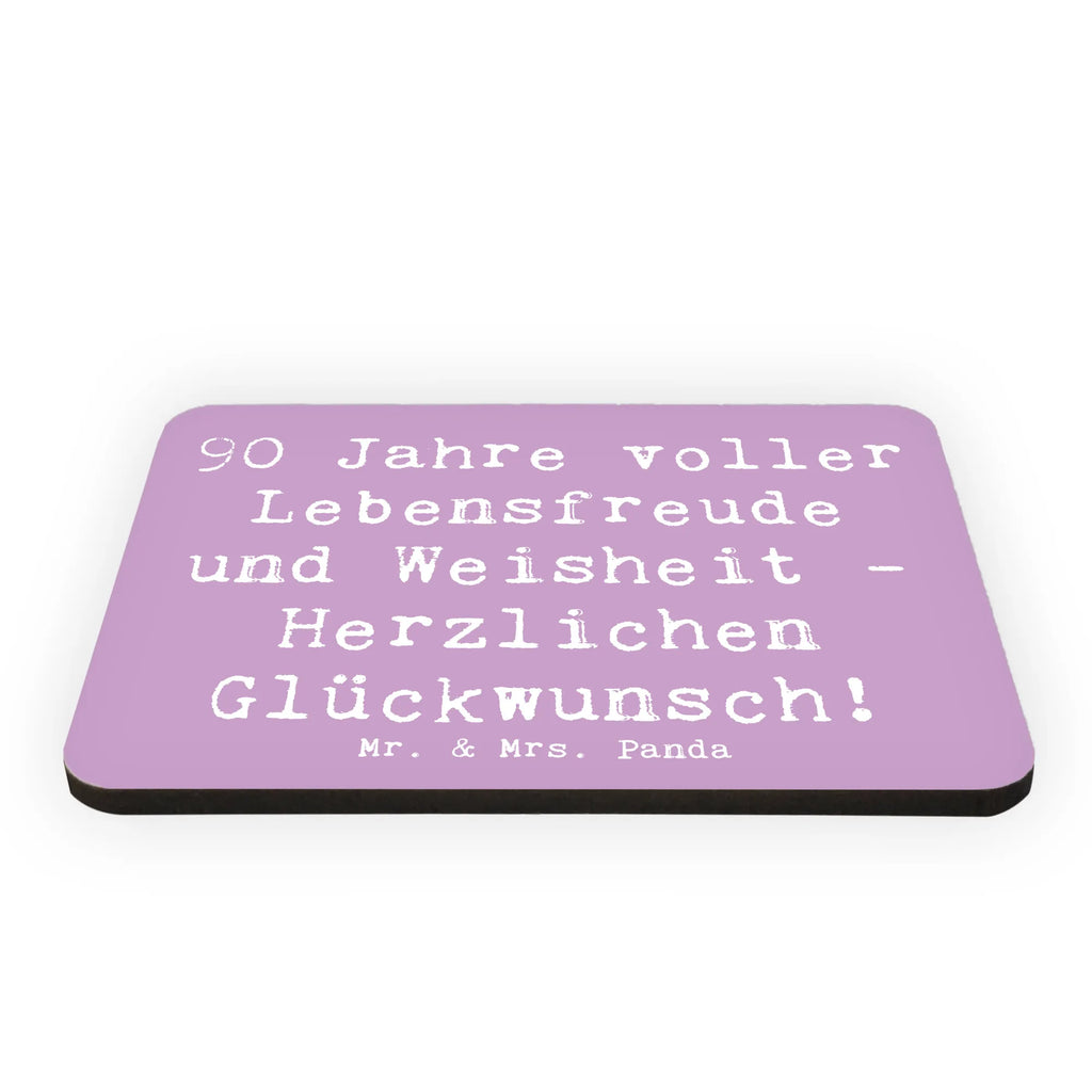 Magnet Spruch 90. Geburtstag Lebensfreude Souvenir Magnet, Whiteboard Magnet, Kühlschrankmagnet, Dekomagnet, Pinnwandmagnet, Motivmagnete, Kühlschrank Dekoration, Notiz Magnet, Geburtstag, Geburtstagsgeschenk, Geschenk