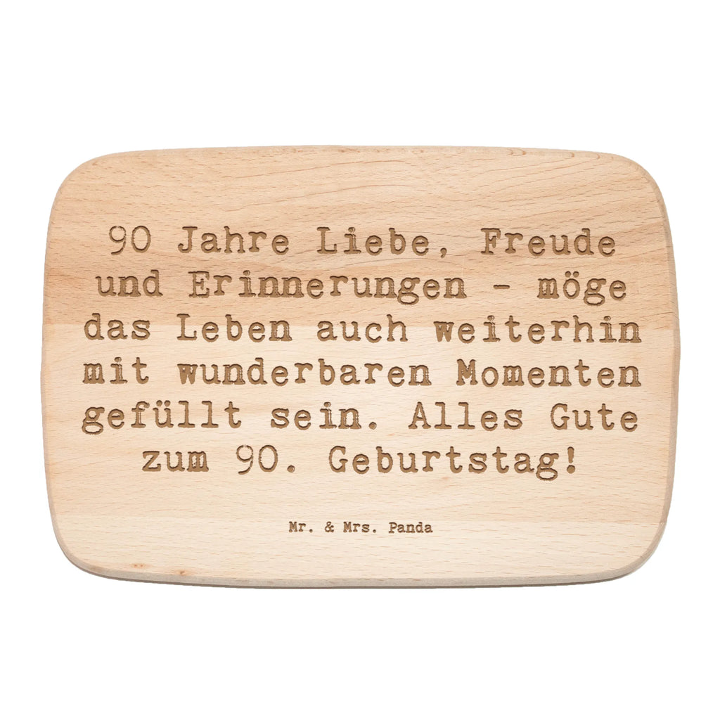Holzbrett Spruch 90. Geburtstag Küchenbrett, Frühstücksbrett, Schneidebrett Holz, Holzbrett, Frühstücksbrettchen, Schneidebrett, Geburtstag, Geburtstagsgeschenk, Geschenk