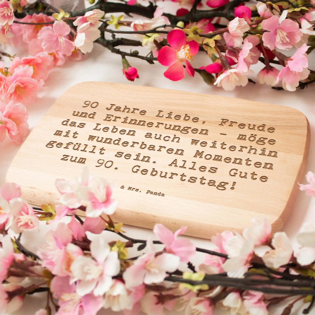 Holzbrett Spruch 90. Geburtstag Küchenbrett, Frühstücksbrett, Schneidebrett Holz, Holzbrett, Frühstücksbrettchen, Schneidebrett, Geburtstag, Geburtstagsgeschenk, Geschenk