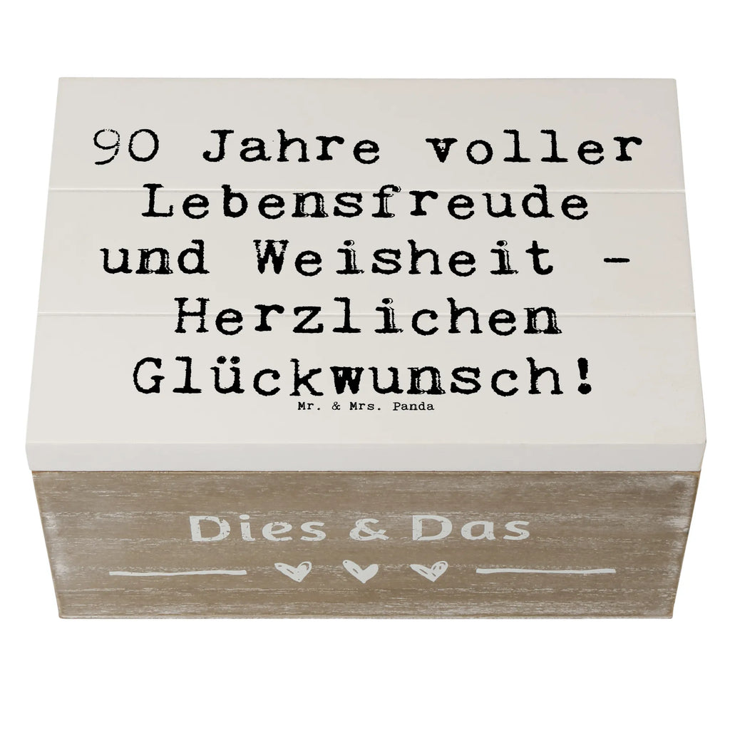 Holzkiste Spruch 90. Geburtstag Lebensfreude Dekokiste, Geschenkbox, Geschenkdose, Erinnerungskiste, Kiste, Erinnerungsbox, Truhe, Aufbewahrungsbox, Holzkiste, Schatulle, XXL, Schatzkiste, Geburtstag, Geburtstagsgeschenk, Geschenk