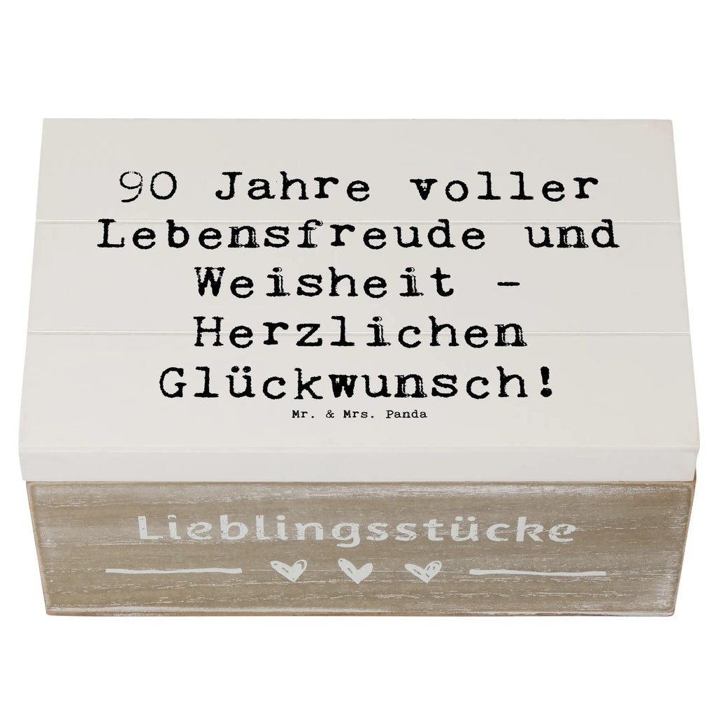 Holzkiste Spruch 90. Geburtstag Lebensfreude Dekokiste, Geschenkbox, Geschenkdose, Erinnerungskiste, Kiste, Erinnerungsbox, Truhe, Aufbewahrungsbox, Holzkiste, Schatulle, XXL, Schatzkiste, Geburtstag, Geburtstagsgeschenk, Geschenk