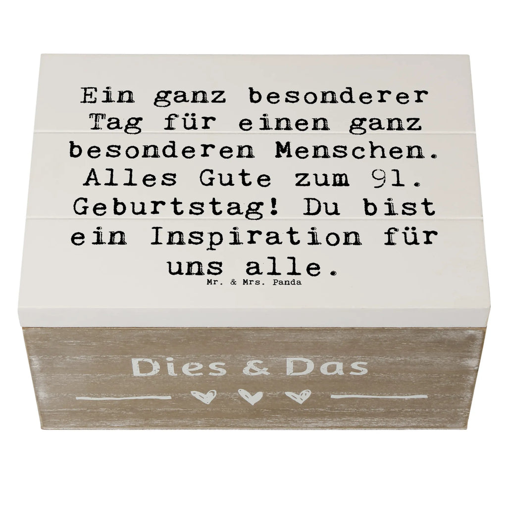 Holzkiste Spruch 91. Geburtstag Geschenkdose, Kiste, XXL, Dekokiste, Erinnerungsbox, Holzkiste, Erinnerungskiste, Truhe, Aufbewahrungsbox, Schatulle, Schatzkiste, Geschenkbox, Geburtstag, Geburtstagsgeschenk, Geschenk