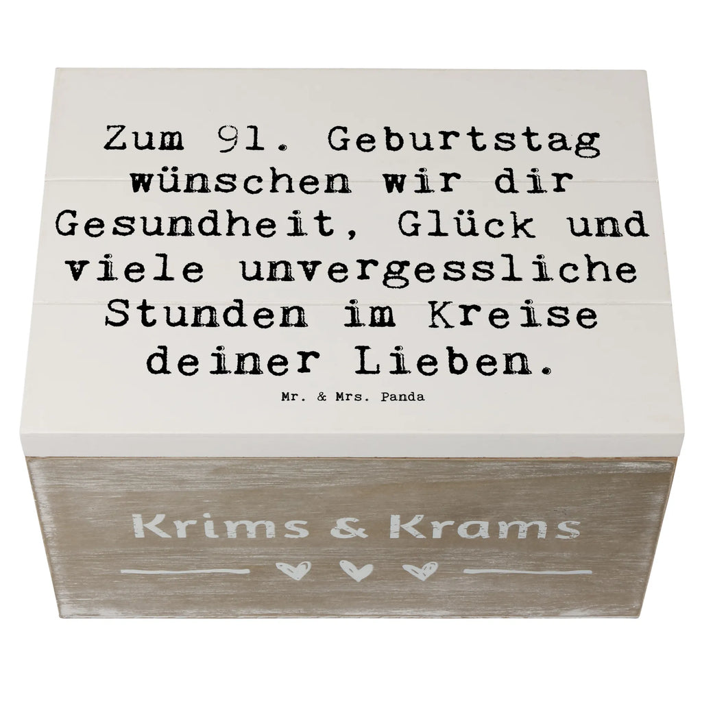 Holzkiste Spruch 91. Geburtstag Wünsche Kiste, Schatulle, Erinnerungsbox, Holzkiste, Truhe, XXL, Erinnerungskiste, Schatzkiste, Aufbewahrungsbox, Geschenkbox, Dekokiste, Geschenkdose, Geburtstag, Geburtstagsgeschenk, Geschenk