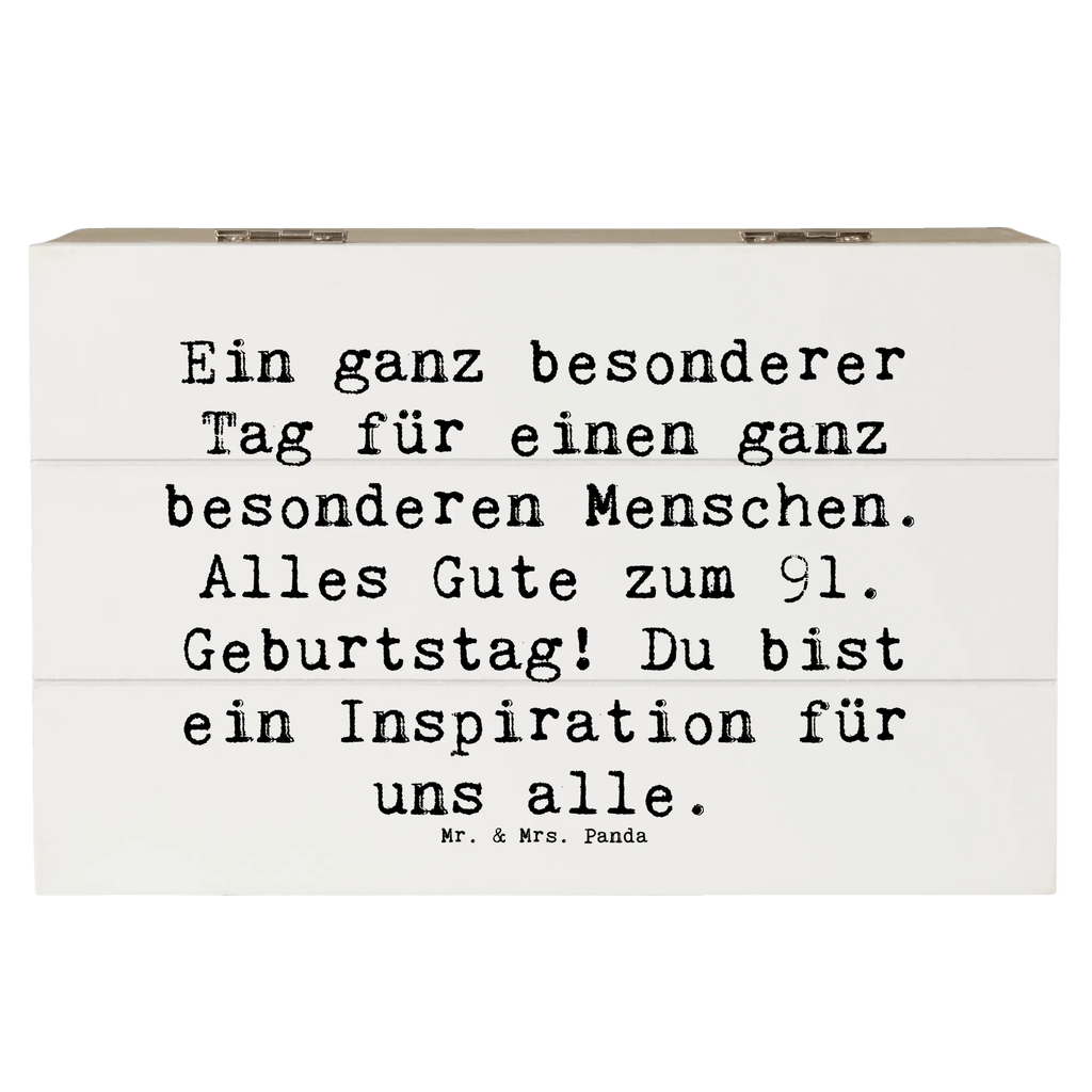 Holzkiste Spruch 91. Geburtstag Geschenkdose, Kiste, XXL, Dekokiste, Erinnerungsbox, Holzkiste, Erinnerungskiste, Truhe, Aufbewahrungsbox, Schatulle, Schatzkiste, Geschenkbox, Geburtstag, Geburtstagsgeschenk, Geschenk