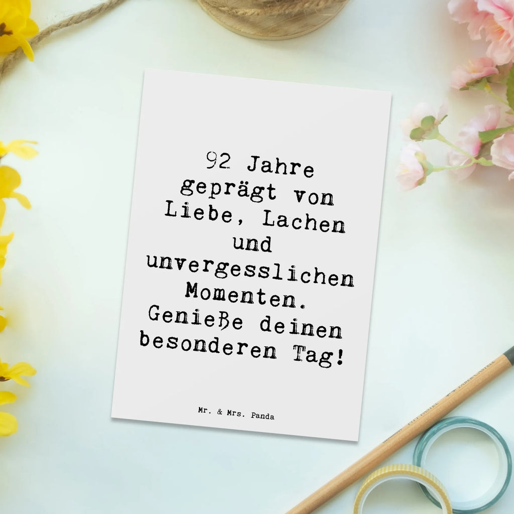 Postkarte Spruch 92. Geburtstag Einladung Geburtstag, Geschenkkarte, Ansichtskarten, Einladungskarten Geburtstag, Geburtstagskarte, Dankeskarte, Einladung, Grußkarte, Karte, Ansichtskarte, Einladungskarte, Postkarte, Geburtstag, Geburtstagsgeschenk, Geschenk