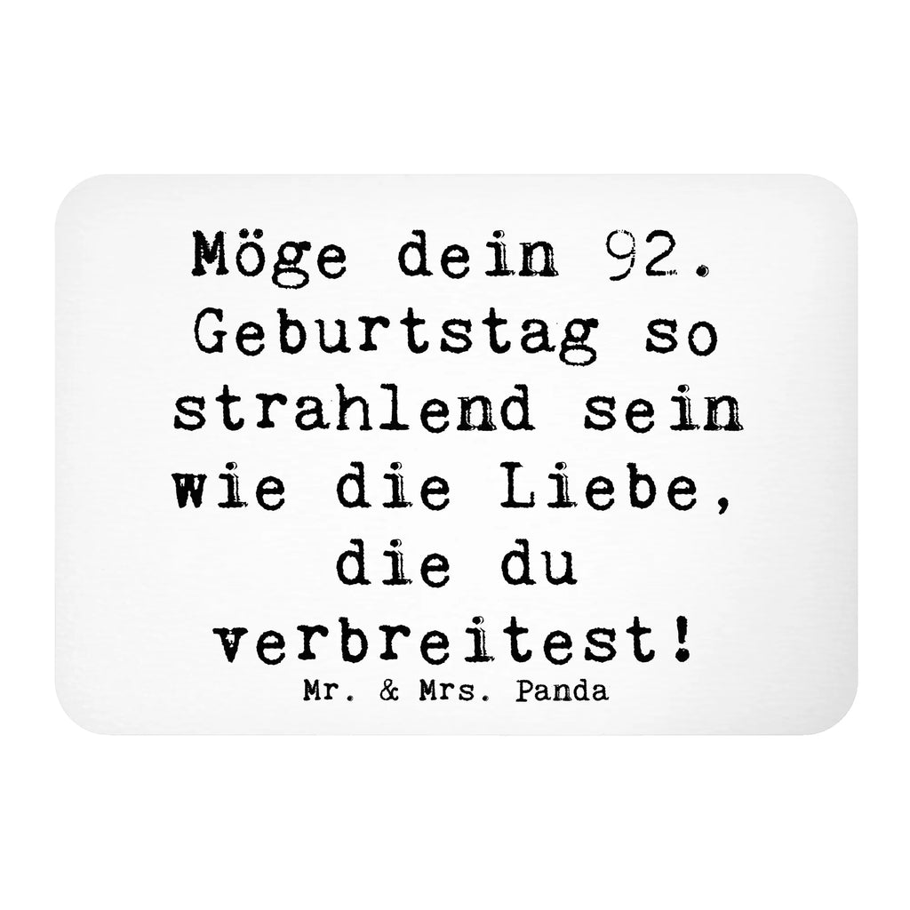 Magnet Spruch 92. Geburtstag Strahlen Souvenir Magnet, Kühlschrank Dekoration, Kühlschrankmagnet, Motivmagnete, Whiteboard Magnet, Pinnwandmagnet, Dekomagnet, Notiz Magnet, Geburtstag, Geburtstagsgeschenk, Geschenk