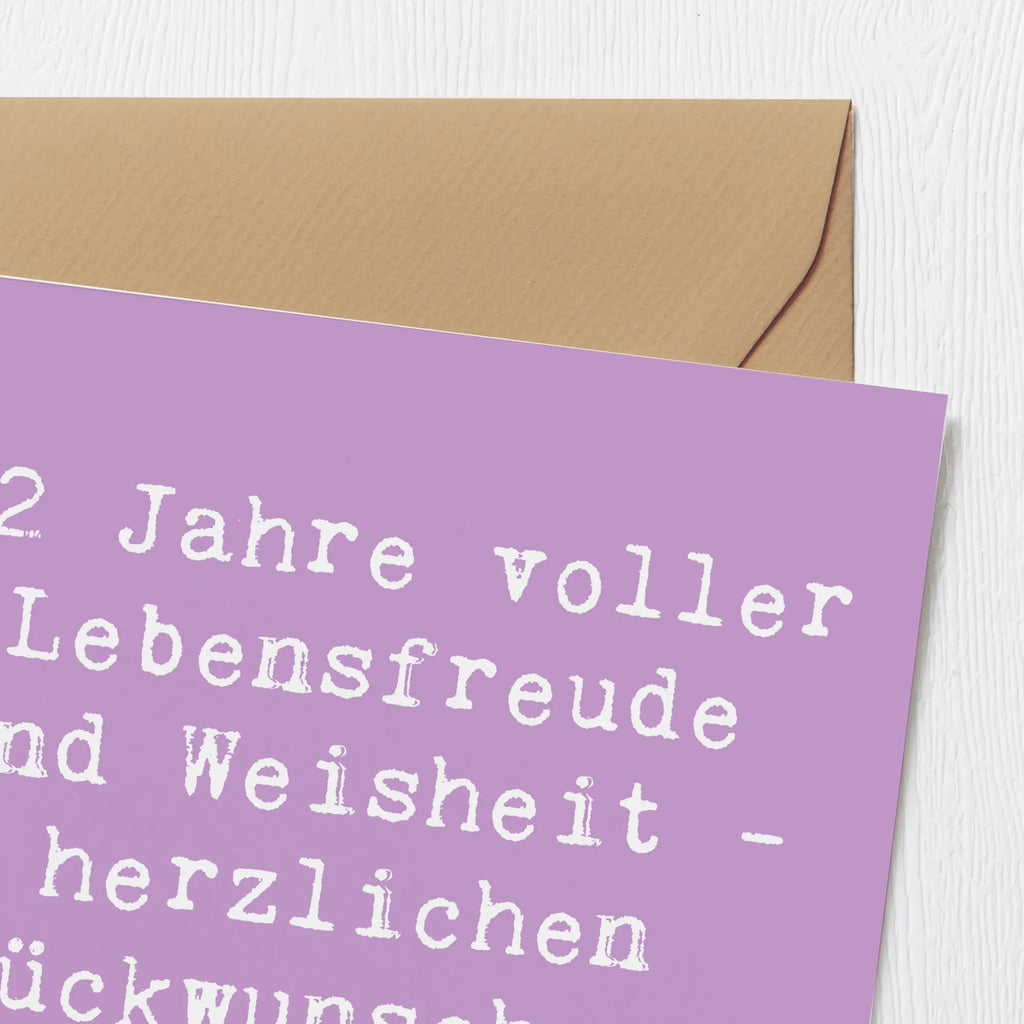 Deluxe Card Saying 92 Jahre voller Lebensfreude und Weisheit - herzlichen Glückwunsch zum Geburtstag! Karte, Einladungskarte, Hochwertige Klappkarte, Geburtstagskarte, Klappkarte, Grußkarte, Glückwunschkarte, Hochzeitskarte, Hochwertige Grußkarte, Geburtstag, Geburtstagsgeschenk, Geschenk