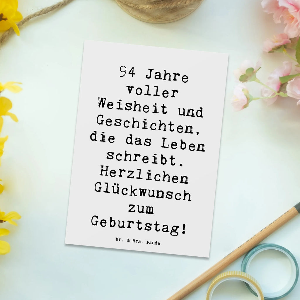Postkarte Spruch 94. Geburtstag Geschenkkarte, Einladungskarten Geburtstag, Geburtstagskarte, Einladungskarte, Karte, Einladung Geburtstag, Einladung, Dankeskarte, Grußkarte, Ansichtskarten, Postkarte, Ansichtskarte, Geburtstag, Geburtstagsgeschenk, Geschenk