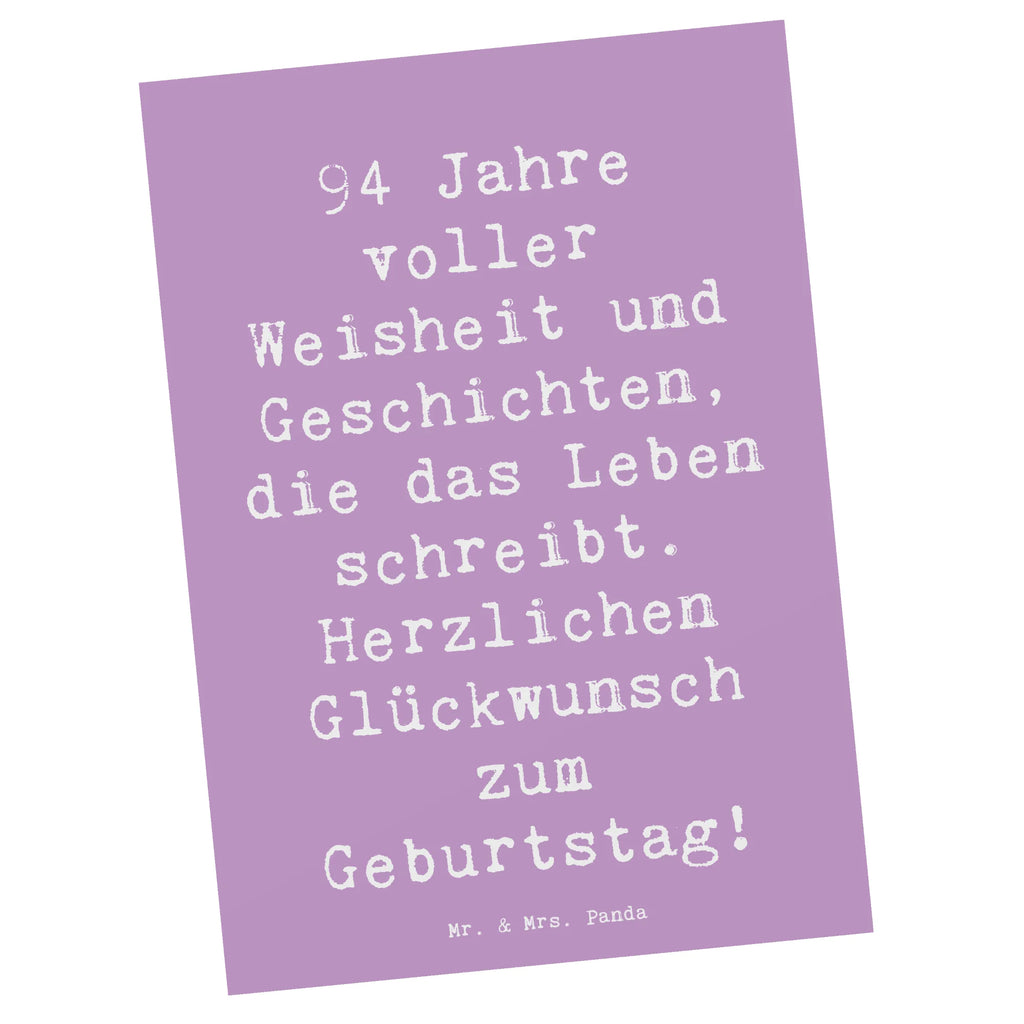 Postkarte Spruch 94. Geburtstag Geschenkkarte, Einladungskarten Geburtstag, Geburtstagskarte, Einladungskarte, Karte, Einladung Geburtstag, Einladung, Dankeskarte, Grußkarte, Ansichtskarten, Postkarte, Ansichtskarte, Geburtstag, Geburtstagsgeschenk, Geschenk