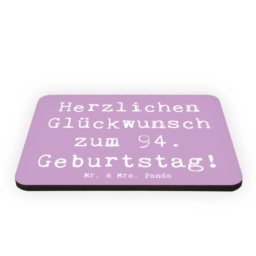 Magnet Spruch 94. Geburtstag Dekomagnet, Notiz Magnet, Motivmagnete, Kühlschrank Dekoration, Souvenir Magnet, Pinnwandmagnet, Kühlschrankmagnet, Whiteboard Magnet, Geburtstag, Geburtstagsgeschenk, Geschenk