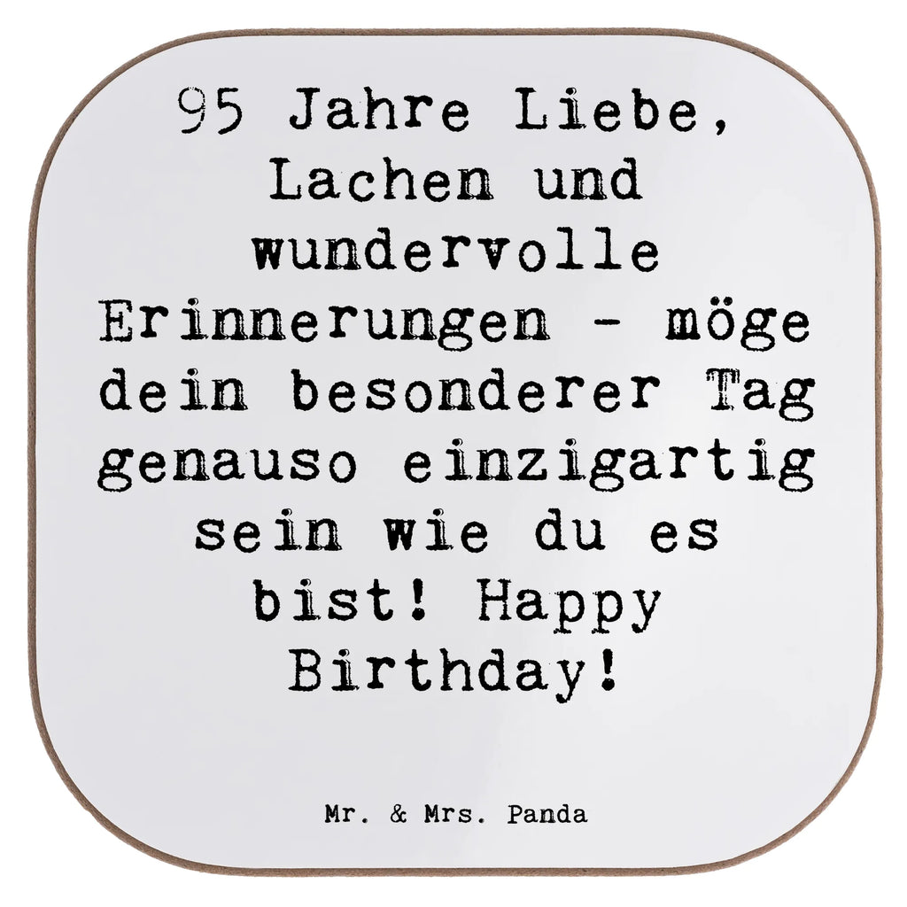 Square coaster Saying 95 Jahre Liebe, Lachen und wundervolle Erinnerungen - möge dein besonderer Tag genauso einzigartig sein wie du es bist! Happy Birthday! Glasuntersetzer, Untersetzer, Untersetzer Gläser, Untersetzer aus Holz, Getränkeuntersetzer, Holzuntersetzer, Untersetzer für Gläser, Tassen Untersetzer, Untersetzer Design, Bierdeckel, Korkuntersetzer, Untersetzer Holz, Geburtstag, Geburtstagsgeschenk, Geschenk