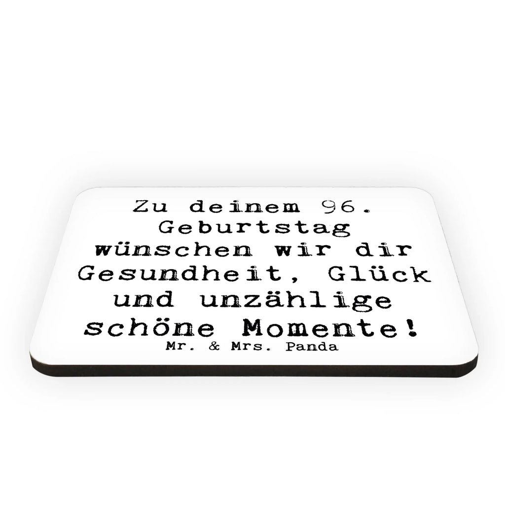 Magnet Spruch 96. Geburtstag Souvenir Magnet, Whiteboard Magnet, Kühlschrankmagnet, Motivmagnete, Notiz Magnet, Pinnwandmagnet, Kühlschrank Dekoration, Dekomagnet, Geburtstag, Geburtstagsgeschenk, Geschenk