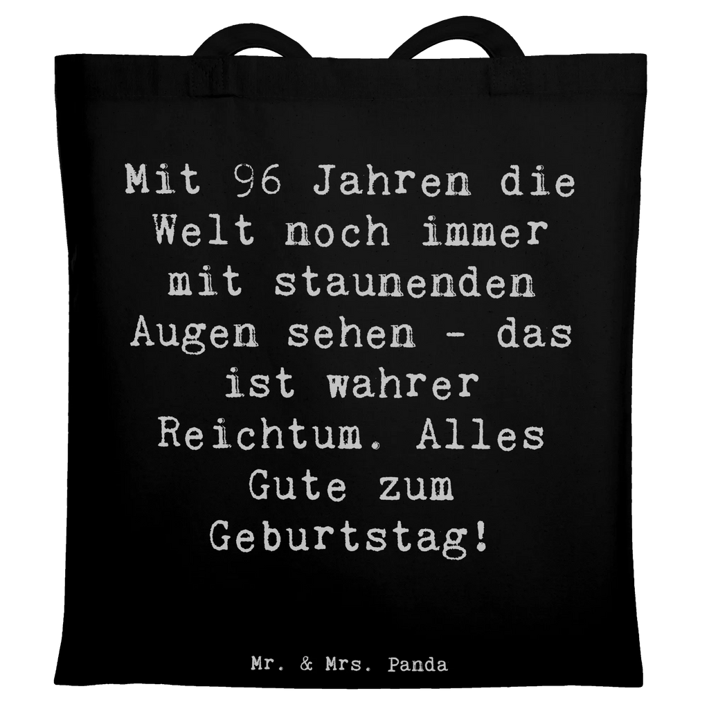 Tragetasche Spruch 96. Geburtstag Freude Schultertasche, Stoffbeutel, Stofftasche, Badetasche, Beutel, Einkaufstüte, Beuteltasche, Jutetasche, Strandtasche, Einkaufstasche, Laptoptasche, Tasche, Tragetasche, Shopper, Jutebeutel, Umhängetasche, Geburtstag, Geburtstagsgeschenk, Geschenk