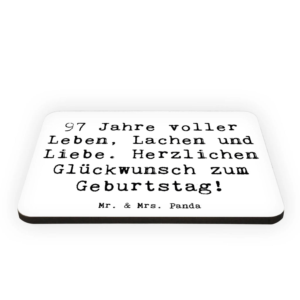 Magnet Spruch 97. Geburtstag Kühlschrankmagnet, Motivmagnete, Notiz Magnet, Kühlschrank Dekoration, Whiteboard Magnet, Pinnwandmagnet, Souvenir Magnet, Dekomagnet, Geburtstag, Geburtstagsgeschenk, Geschenk