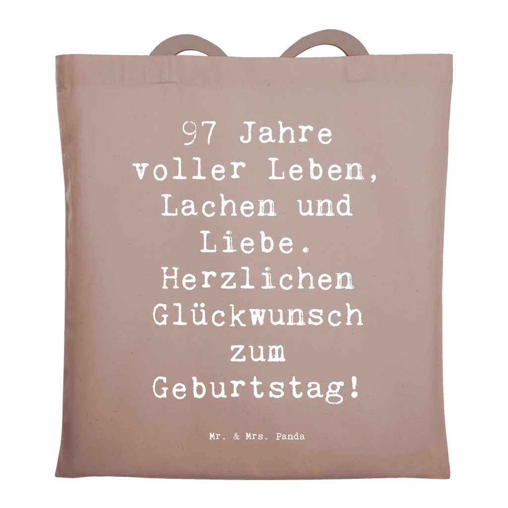 Tragetasche Spruch 97. Geburtstag Einkaufstasche, Jutetasche, Stoffbeutel, Umhängetasche, Stofftasche, Einkaufstüte, Strandtasche, Tragetasche, Badetasche, Jutebeutel, Schultertasche, Beutel, Shopper, Laptoptasche, Tasche, Beuteltasche, Geburtstag, Geburtstagsgeschenk, Geschenk