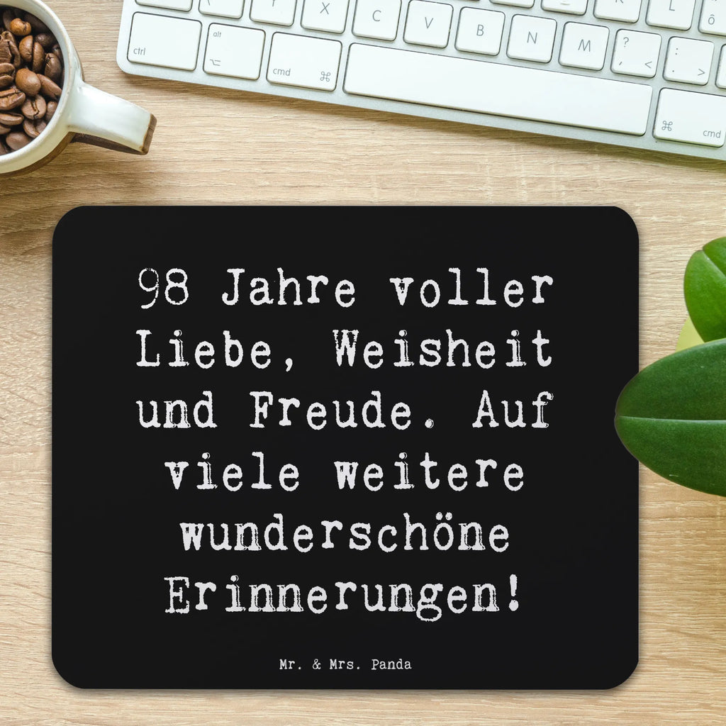 Mauspad Spruch 98. Geburtstag Freude Arbeitszimmer, Mausunterlage, Mauspad, Einzigartiges Mauspad, Computer zubehör, Designer Mauspad, Mousepad, PC Zubehör, Büroausstattung, Mauspad Büro, Geburtstag, Geburtstagsgeschenk, Geschenk