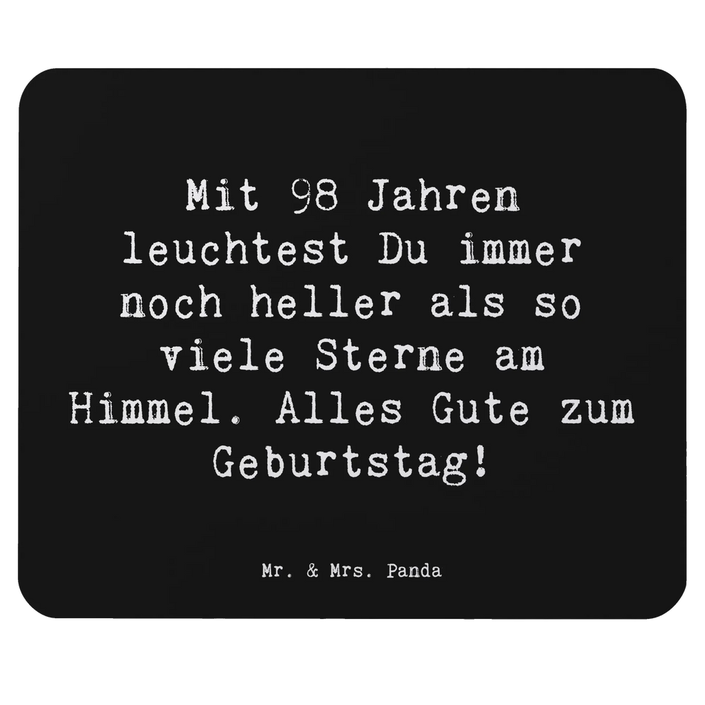 Mauspad Spruch 98. Geburtstag Leuchten PC Zubehör, Mausunterlage, Mauspad Büro, Büroausstattung, Einzigartiges Mauspad, Designer Mauspad, Computer zubehör, Mousepad, Mauspad, Arbeitszimmer, Geburtstag, Geburtstagsgeschenk, Geschenk
