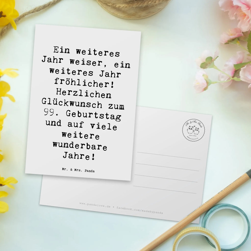 Postkarte Spruch 99. Geburtstag Freude Karte, Geschenkkarte, Geburtstagskarte, Einladungskarten Geburtstag, Dankeskarte, Einladung Geburtstag, Ansichtskarten, Postkarte, Grußkarte, Ansichtskarte, Einladungskarte, Einladung, Geburtstag, Geburtstagsgeschenk, Geschenk