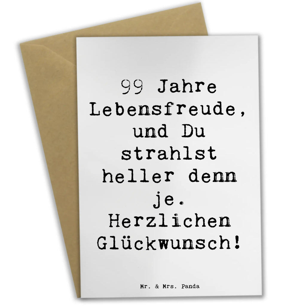 Grußkarte Spruch 99. Geburtstag Lebensfreude Hochzeitskarte, Klappkarte, Ansichtskarten, Karte, Glückwunschkarte, Einladungskarte, Geburtstagskarte, Grußkarte, Geburtstag, Geburtstagsgeschenk, Geschenk