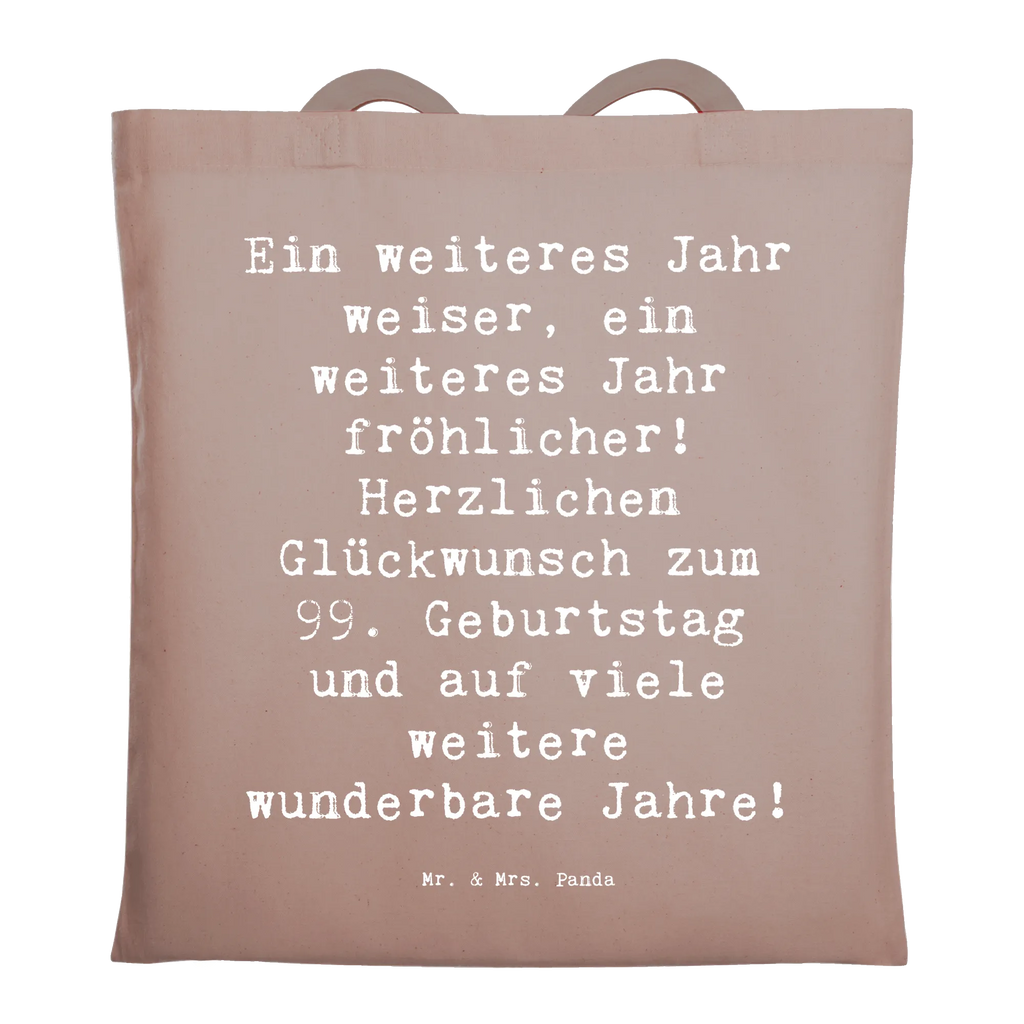 Tragetasche Spruch 99. Geburtstag Freude Beuteltasche, Beutel, Einkaufstasche, Jutebeutel, Stoffbeutel, Tasche, Shopper, Umhängetasche, Strandtasche, Schultertasche, Stofftasche, Tragetasche, Badetasche, Jutetasche, Einkaufstüte, Laptoptasche, Geburtstag, Geburtstagsgeschenk, Geschenk