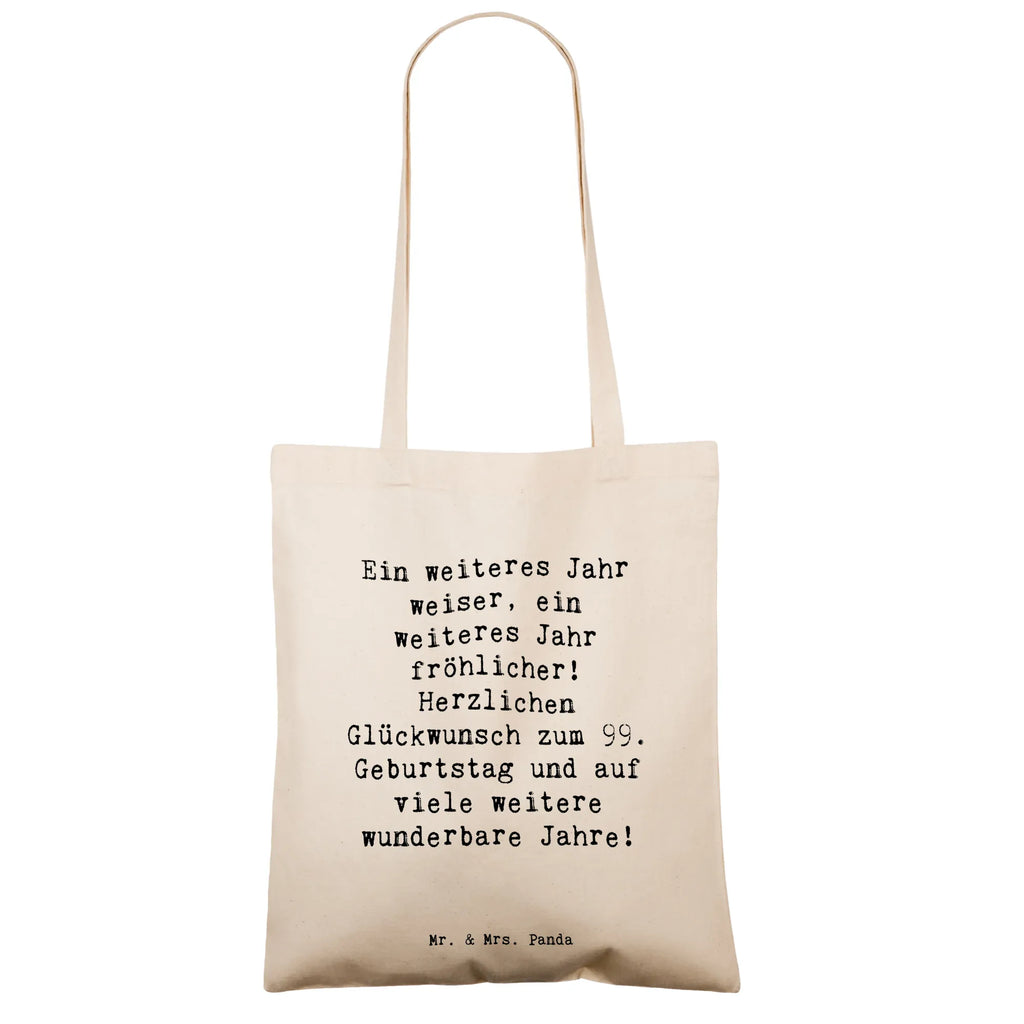 Tragetasche Spruch 99. Geburtstag Freude Beuteltasche, Beutel, Einkaufstasche, Jutebeutel, Stoffbeutel, Tasche, Shopper, Umhängetasche, Strandtasche, Schultertasche, Stofftasche, Tragetasche, Badetasche, Jutetasche, Einkaufstüte, Laptoptasche, Geburtstag, Geburtstagsgeschenk, Geschenk