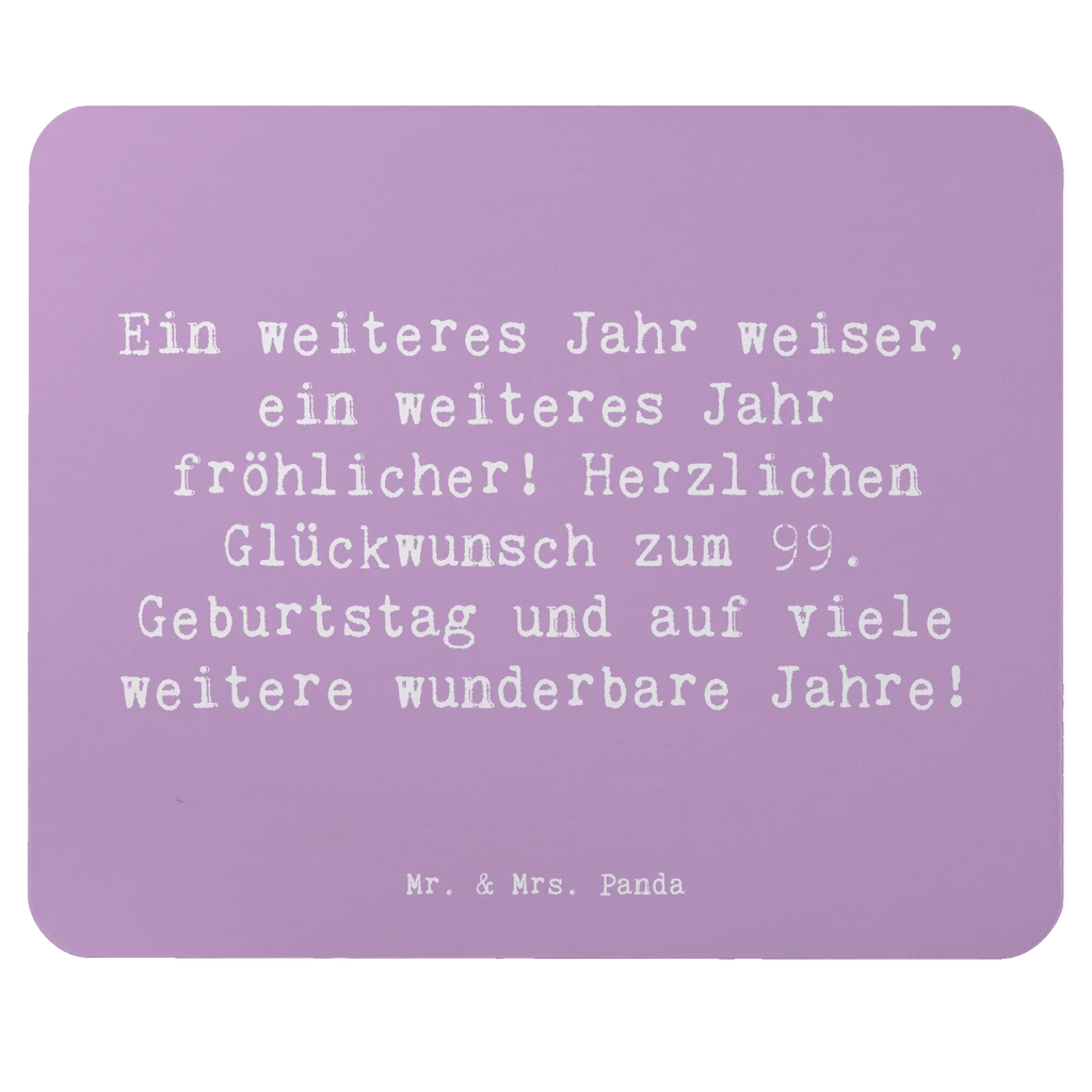 Mouse mat Saying Ein weiteres Jahr weiser, ein weiteres Jahr fröhlicher! Herzlichen Glückwunsch zum 99. Geburtstag und auf viele weitere wunderbare Jahre! Einzigartiges Mauspad, Arbeitszimmer, Mausunterlage, Designer Mauspad, PC Zubehör, Büroausstattung, Mauspad Büro, Computer zubehör, Mauspad, Mousepad, Geburtstag, Geburtstagsgeschenk, Geschenk