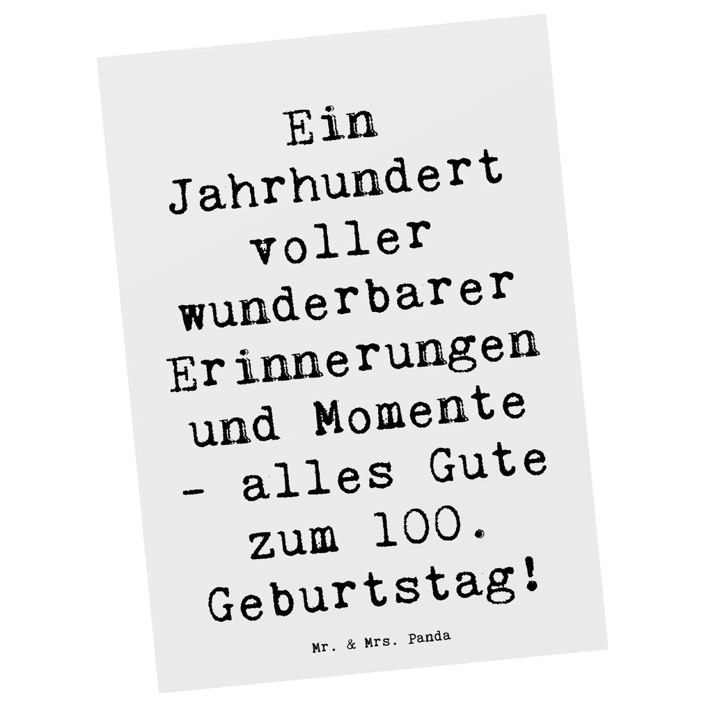 Postkarte Spruch 100. Geburtstag Erinnerungen Geschenkkarte, Postkarte, Karte, Geburtstagskarte, Einladungskarte, Grußkarte, Ansichtskarte, Einladung Geburtstag, Einladungskarten Geburtstag, Ansichtskarten, Einladung, Dankeskarte, Geburtstag, Geburtstagsgeschenk, Geschenk