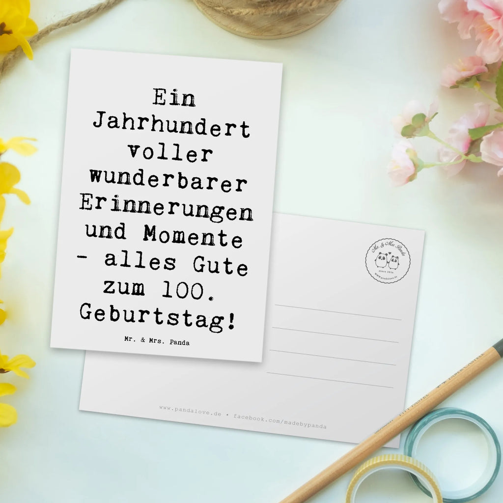 Postkarte Spruch 100. Geburtstag Erinnerungen Geschenkkarte, Postkarte, Karte, Geburtstagskarte, Einladungskarte, Grußkarte, Ansichtskarte, Einladung Geburtstag, Einladungskarten Geburtstag, Ansichtskarten, Einladung, Dankeskarte, Geburtstag, Geburtstagsgeschenk, Geschenk