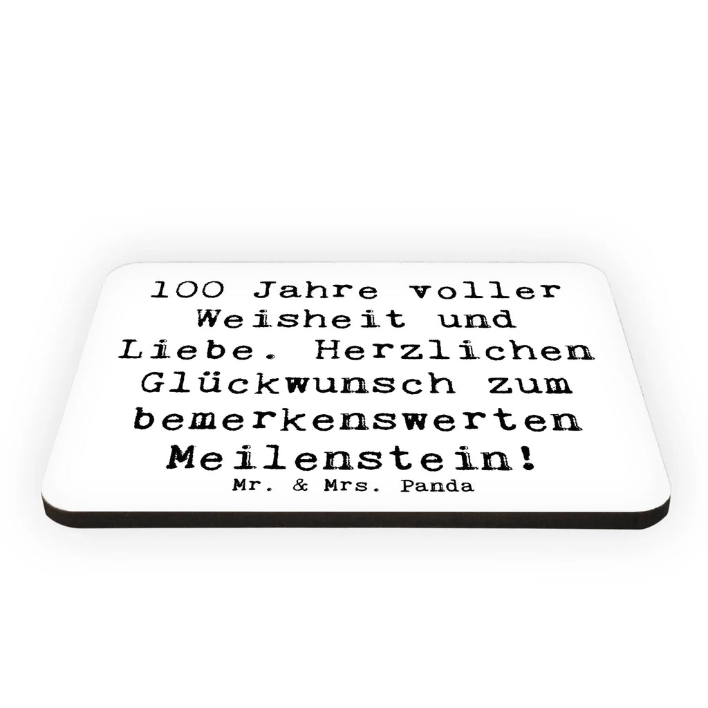 Magnet Saying 100 Jahre voller Weisheit und Liebe. Herzlichen Glückwunsch zum bemerkenswerten Meilenstein! Kühlschrankmagnet, Dekomagnet, Pinnwandmagnet, Whiteboard Magnet, Souvenir Magnet, Notiz Magnet, Motivmagnete, Kühlschrank Dekoration, Geburtstag, Geburtstagsgeschenk, Geschenk