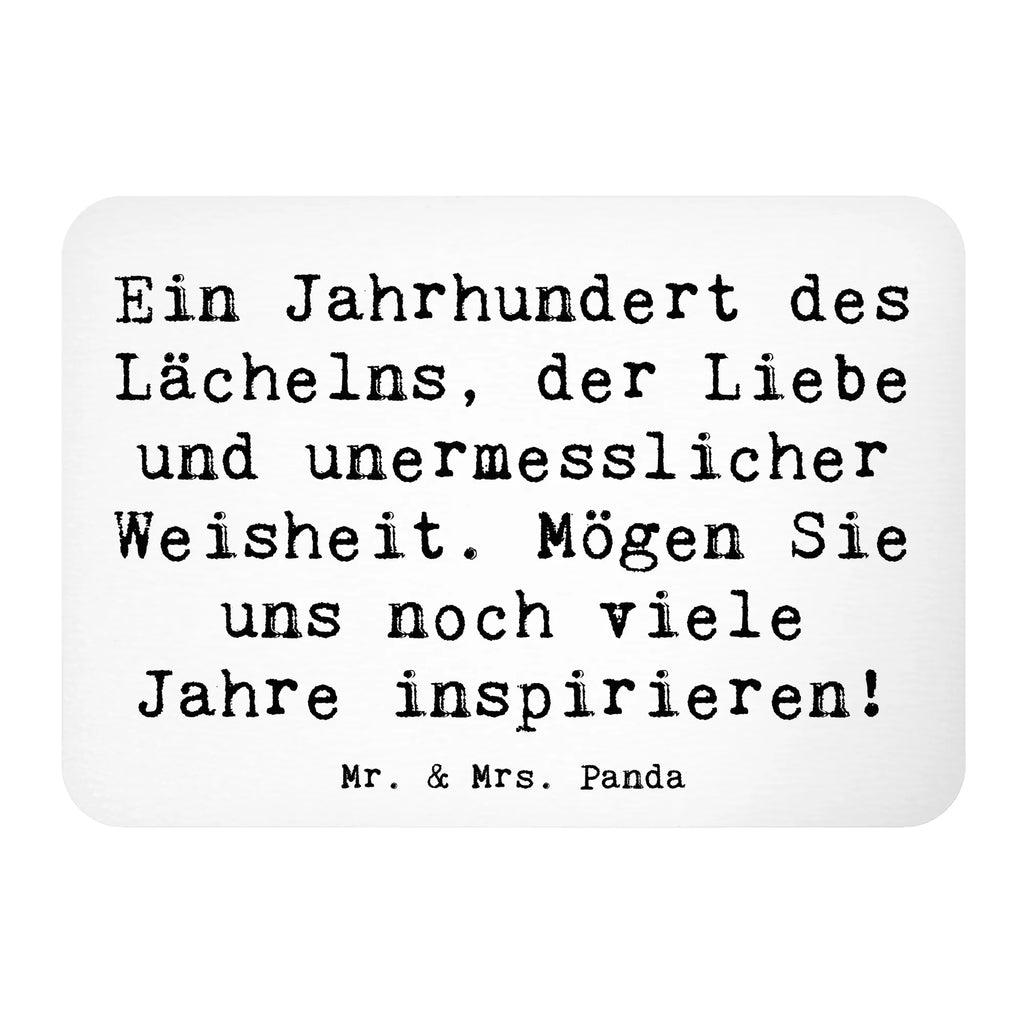Magnet Saying Ein Jahrhundert des Lächelns, der Liebe und unermesslicher Weisheit. Mögen Sie uns noch viele Jahre inspirieren! Souvenir Magnet, Dekomagnet, Kühlschrankmagnet, Notiz Magnet, Kühlschrank Dekoration, Pinnwandmagnet, Whiteboard Magnet, Motivmagnete, Geburtstag, Geburtstagsgeschenk, Geschenk
