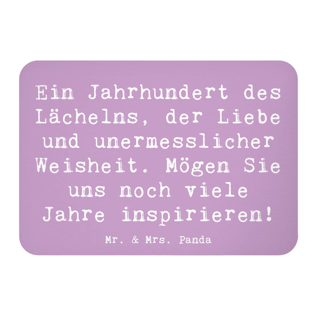 Magnet Saying Ein Jahrhundert des Lächelns, der Liebe und unermesslicher Weisheit. Mögen Sie uns noch viele Jahre inspirieren! Souvenir Magnet, Dekomagnet, Kühlschrankmagnet, Notiz Magnet, Kühlschrank Dekoration, Pinnwandmagnet, Whiteboard Magnet, Motivmagnete, Geburtstag, Geburtstagsgeschenk, Geschenk
