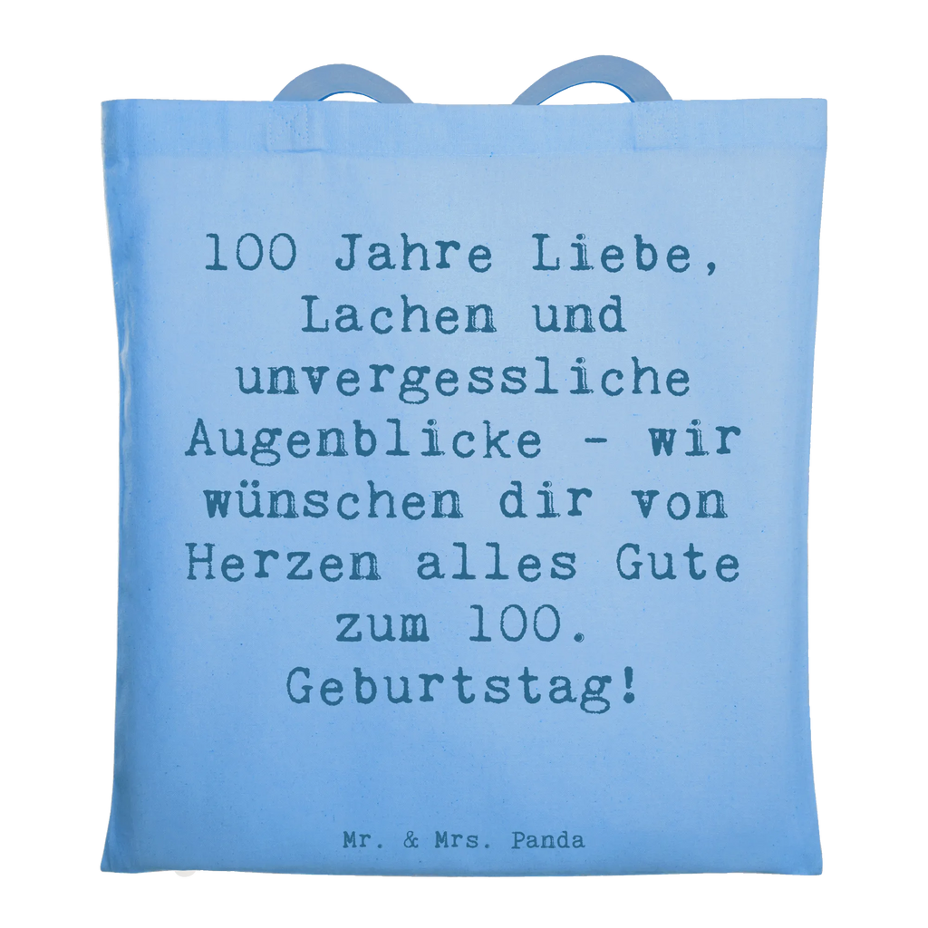 Tragetasche Spruch 100. Geburtstag Beuteltasche, Tragetasche, Umhängetasche, Schultertasche, Tasche, Stofftasche, Badetasche, Einkaufstasche, Stoffbeutel, Jutebeutel, Laptoptasche, Strandtasche, Beutel, Einkaufstüte, Jutetasche, Shopper, Geburtstag, Geburtstagsgeschenk, Geschenk