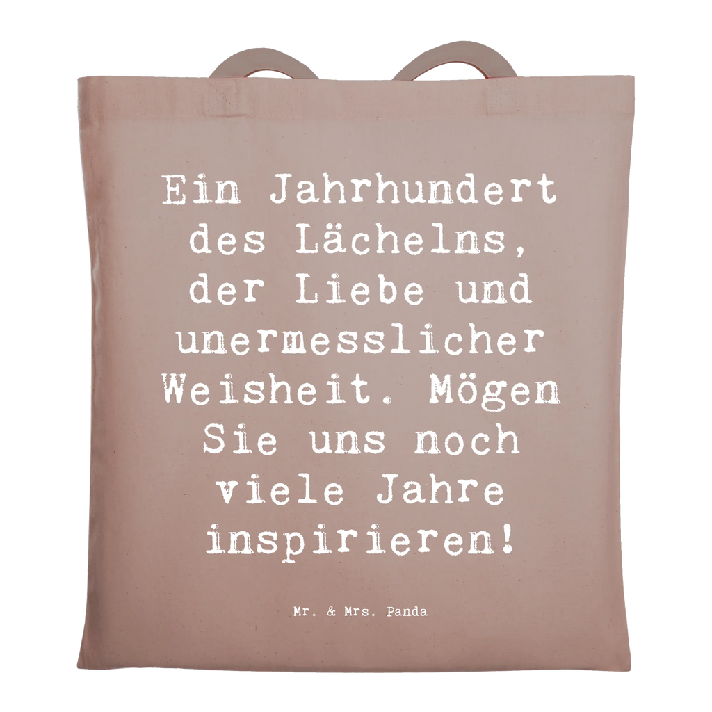 Tragetasche Spruch 100. Geburtstag Weisheit Badetasche, Einkaufstüte, Stoffbeutel, Strandtasche, Jutebeutel, Shopper, Stofftasche, Tasche, Jutetasche, Umhängetasche, Einkaufstasche, Beutel, Schultertasche, Beuteltasche, Tragetasche, Laptoptasche, Geburtstag, Geburtstagsgeschenk, Geschenk