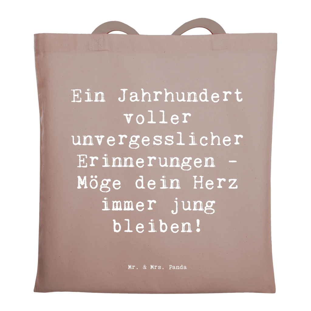 Tragetasche Spruch 100. Geburtstag Erinnerungen Beuteltasche, Beutel, Einkaufstasche, Jutebeutel, Stoffbeutel, Tasche, Shopper, Umhängetasche, Strandtasche, Schultertasche, Stofftasche, Tragetasche, Badetasche, Jutetasche, Einkaufstüte, Laptoptasche, Geburtstag, Geburtstagsgeschenk, Geschenk
