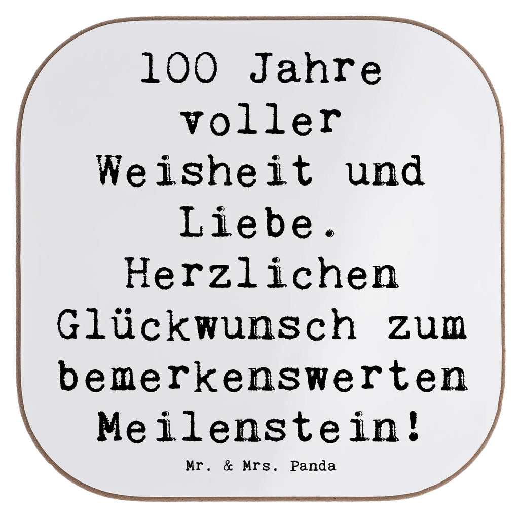 Square coaster Saying 100 Jahre voller Weisheit und Liebe. Herzlichen Glückwunsch zum bemerkenswerten Meilenstein! Untersetzer Holz, Korkuntersetzer, Holzuntersetzer, Glasuntersetzer, Untersetzer für Gläser, Untersetzer Gläser, Untersetzer, Getränkeuntersetzer, Tassen Untersetzer, Bierdeckel, Untersetzer aus Holz, Untersetzer Design, Geburtstag, Geburtstagsgeschenk, Geschenk