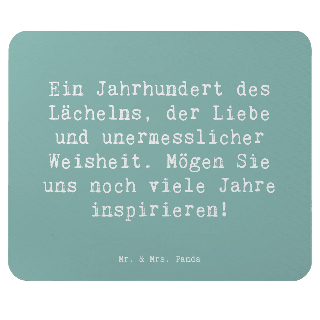 Mouse mat Saying Ein Jahrhundert des Lächelns, der Liebe und unermesslicher Weisheit. Mögen Sie uns noch viele Jahre inspirieren! Designer Mauspad, Mausunterlage, Einzigartiges Mauspad, Büroausstattung, Arbeitszimmer, Mousepad, Mauspad, PC Zubehör, Computer zubehör, Mauspad Büro, Geburtstag, Geburtstagsgeschenk, Geschenk