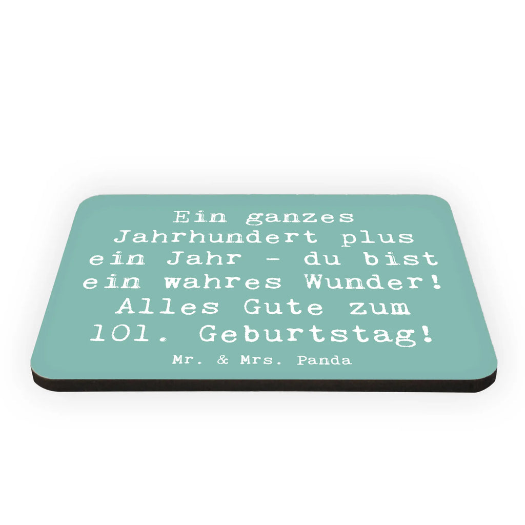 Magnet Saying Ein ganzes Jahrhundert plus ein Jahr - du bist ein wahres Wunder! Alles Gute zum 101. Geburtstag! Motivmagnete, Souvenir Magnet, Kühlschrankmagnet, Pinnwandmagnet, Kühlschrank Dekoration, Notiz Magnet, Whiteboard Magnet, Dekomagnet, Geburtstag, Geburtstagsgeschenk, Geschenk