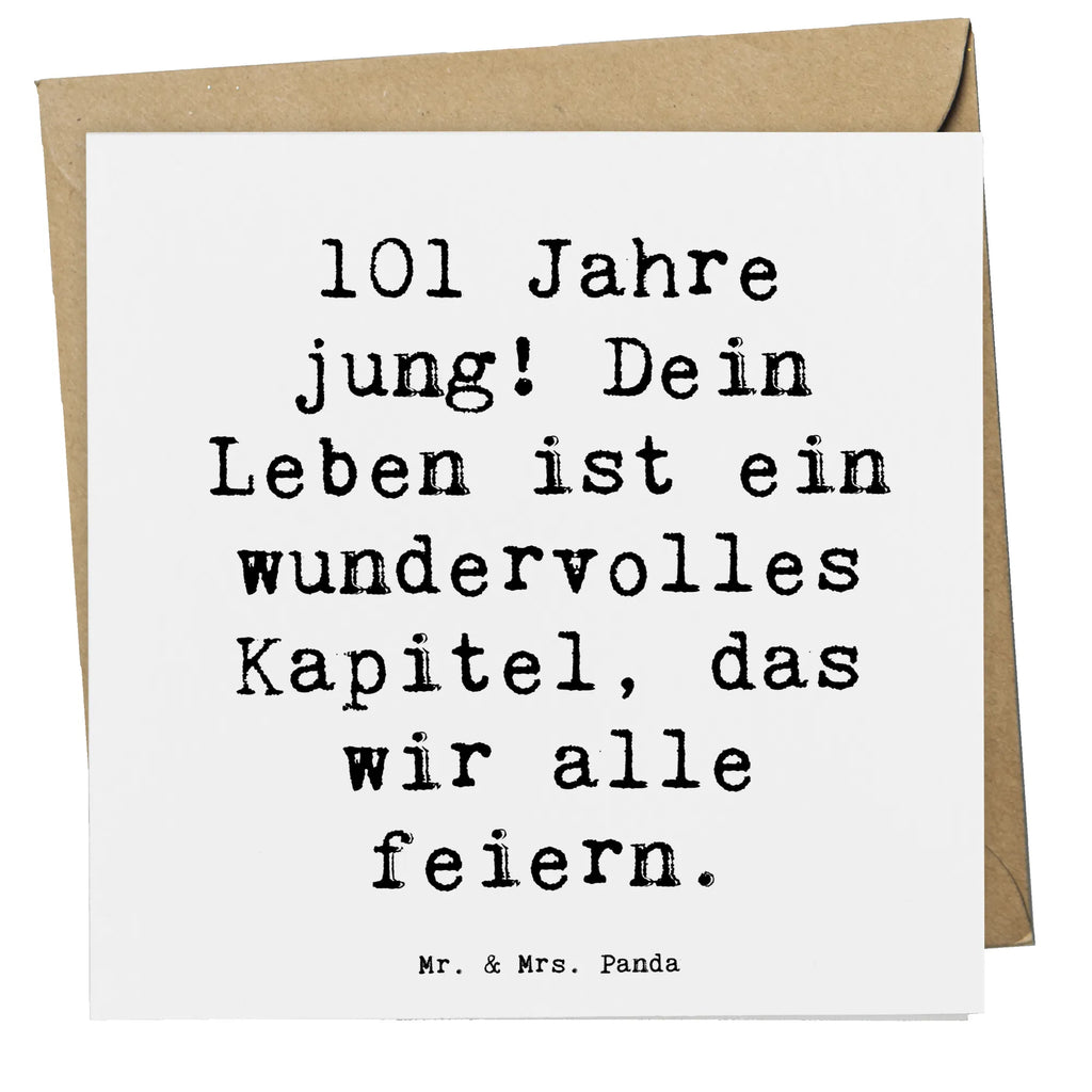 Deluxe Card Saying 101 Jahre jung! Dein Leben ist ein wundervolles Kapitel, das wir alle feiern. Glückwunschkarte, Einladungskarte, Klappkarte, Hochwertige Grußkarte, Geburtstagskarte, Hochwertige Klappkarte, Hochzeitskarte, Karte, Grußkarte, Geburtstag, Geburtstagsgeschenk, Geschenk