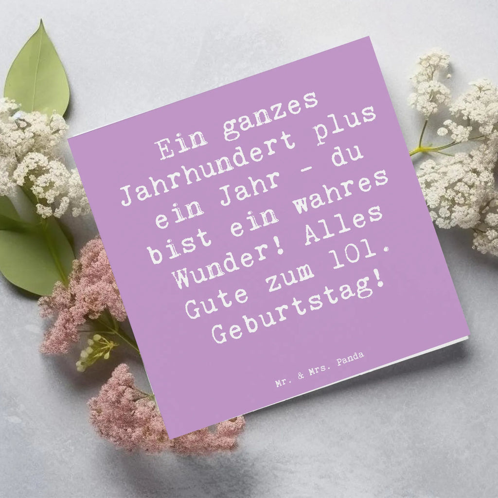 Deluxe Karte Spruch 101 Geburtstag Einladungskarte, Hochwertige Grußkarte, Karte, Hochzeitskarte, Grußkarte, Glückwunschkarte, Klappkarte, Geburtstagskarte, Hochwertige Klappkarte, Geburtstag, Geburtstagsgeschenk, Geschenk