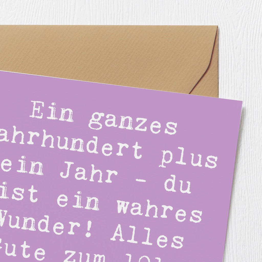 Deluxe Karte Spruch 101 Geburtstag Einladungskarte, Hochwertige Grußkarte, Karte, Hochzeitskarte, Grußkarte, Glückwunschkarte, Klappkarte, Geburtstagskarte, Hochwertige Klappkarte, Geburtstag, Geburtstagsgeschenk, Geschenk