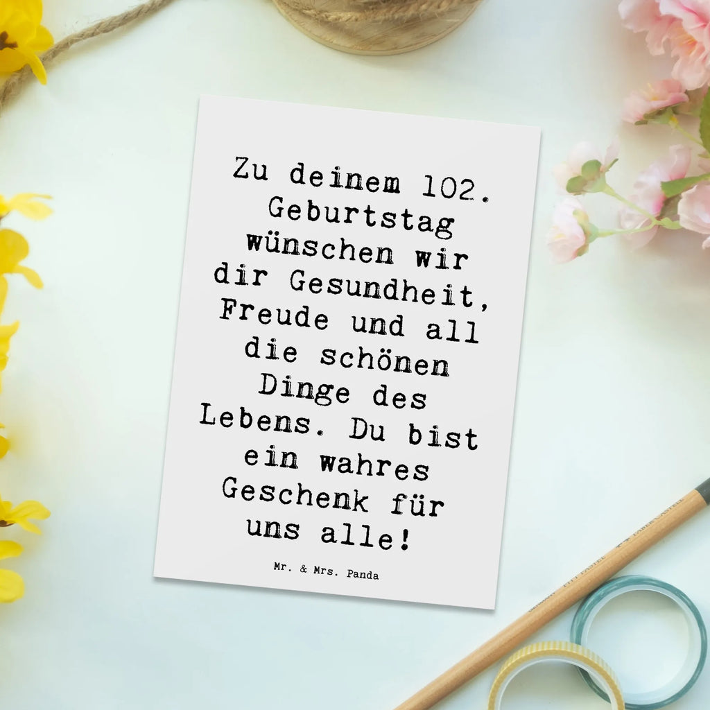 Postkarte Spruch 102. Geburtstag Einladung, Einladung Geburtstag, Grußkarte, Dankeskarte, Karte, Geschenkkarte, Postkarte, Einladungskarte, Ansichtskarte, Ansichtskarten, Geburtstagskarte, Einladungskarten Geburtstag, Geburtstag, Geburtstagsgeschenk, Geschenk