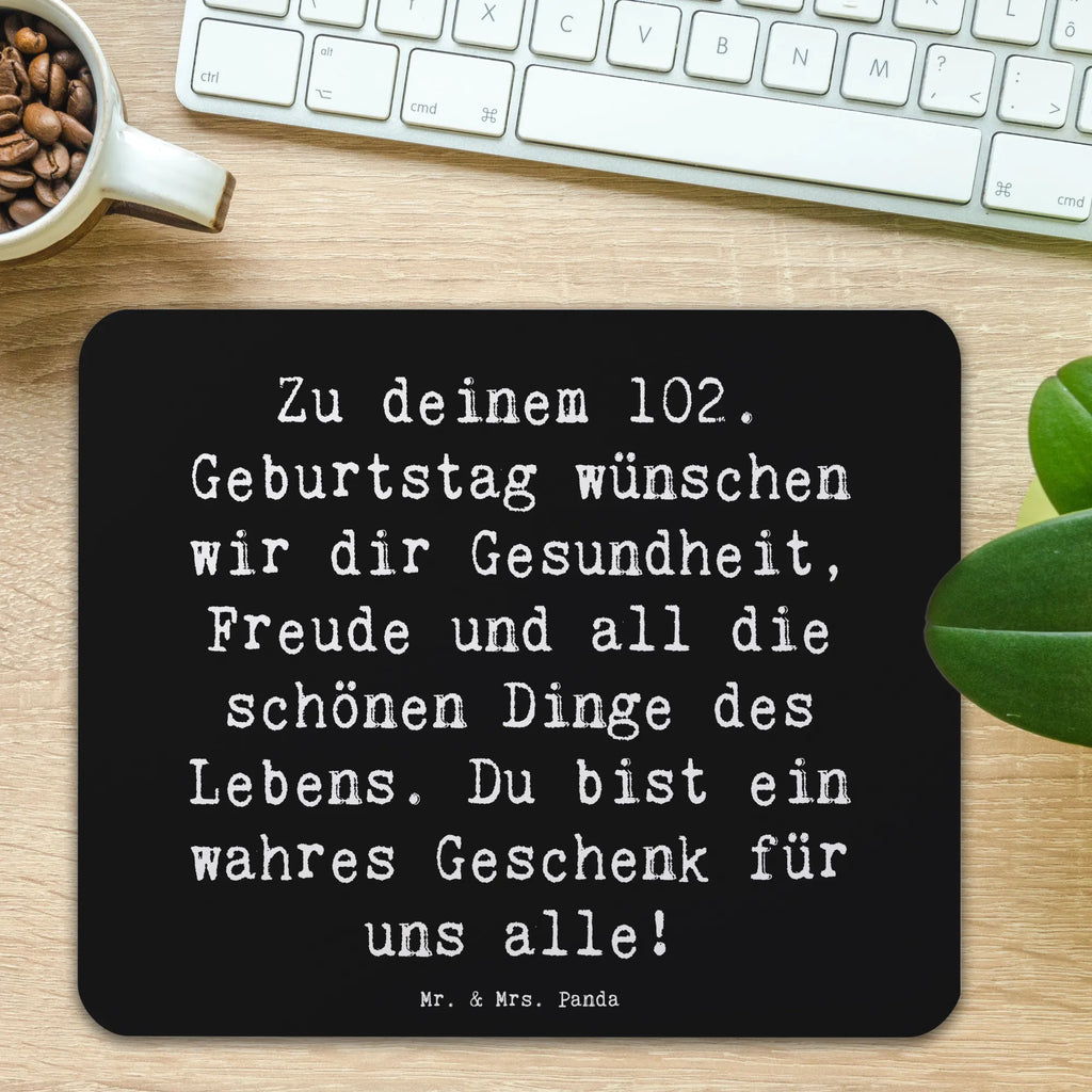 Mauspad Spruch 102. Geburtstag Arbeitszimmer, Einzigartiges Mauspad, Computer zubehör, Mauspad Büro, Mausunterlage, PC Zubehör, Büroausstattung, Mousepad, Designer Mauspad, Mauspad, Geburtstag, Geburtstagsgeschenk, Geschenk