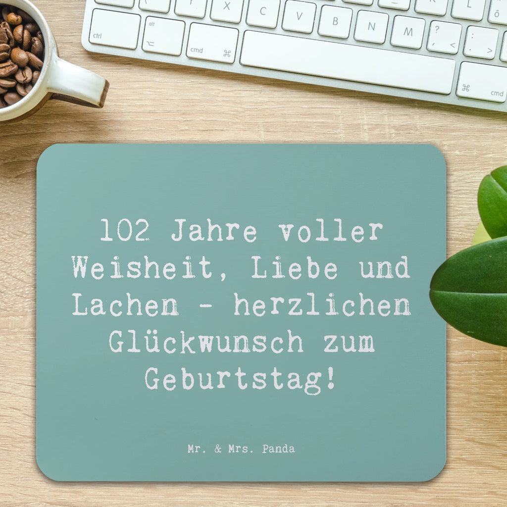 Mauspad Spruch 102. Geburtstag Glückwünsche Mousepad, Mausunterlage, Mauspad Büro, Designer Mauspad, Computer zubehör, PC Zubehör, Einzigartiges Mauspad, Mauspad, Büroausstattung, Arbeitszimmer, Geburtstag, Geburtstagsgeschenk, Geschenk